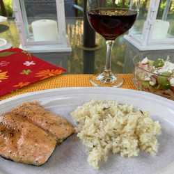 Donetta’s glazed salmon